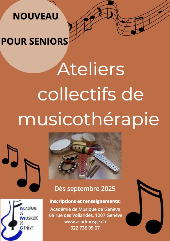 Nouveaux ateliers de musicothérapie pour seniors